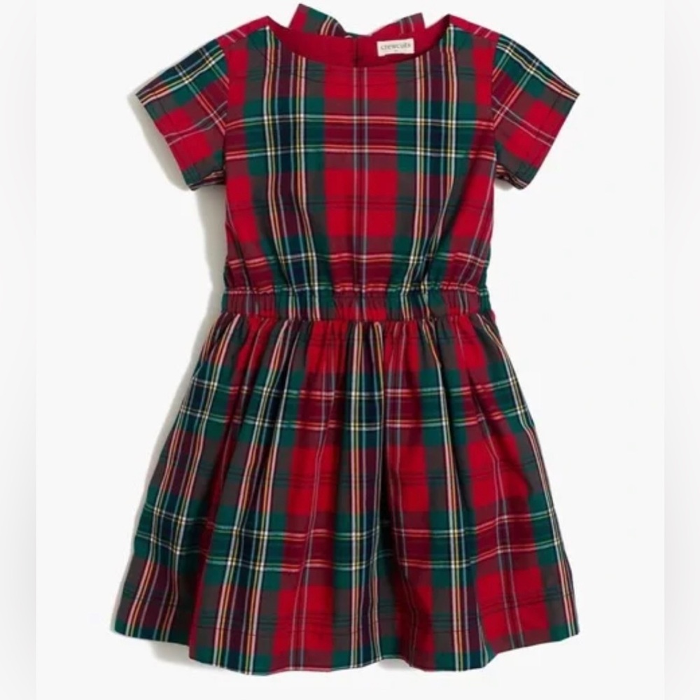 Crewcuts Tartan Bow-Back Dress